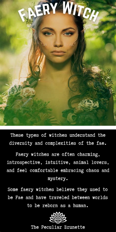 Tapping into the Fairy Realm: Exploring the Characteristics of a Fae Witch